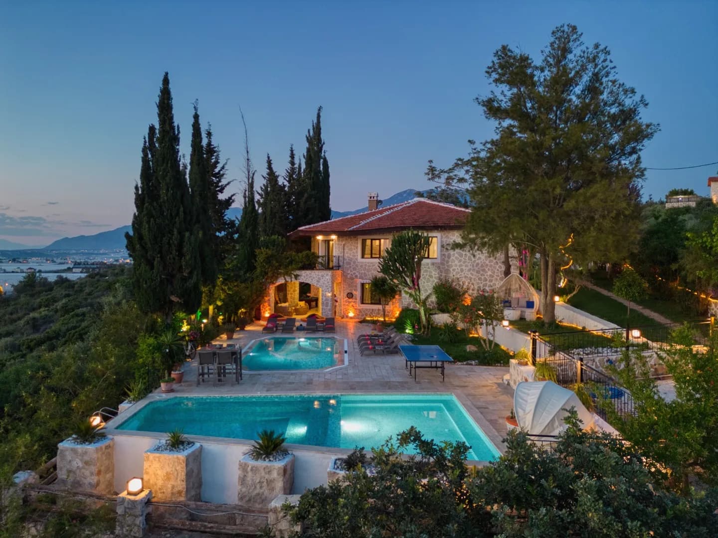 Villa Tramonto, Kaş — muhafazakâr villa
